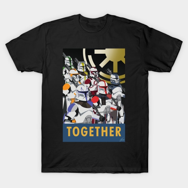 Together T-Shirt by thouless_art